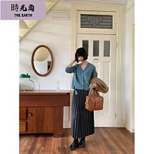 【時光角】高腰辣妹牛仔半身裙女夏季年新款復古百褶裙子超短裙ins 歷史價格詳細信息