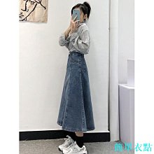 裙 傘裙 牛仔吊帶裙 韓版收腰休閒百搭牛仔揹帶裙 胖MM長褲蝴蝶結長裙 歷史價格詳細信息