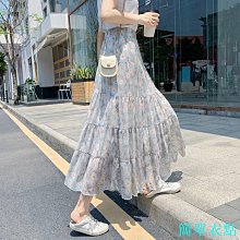 半身裙A字碎花仙女超仙森系仙氣小清新顯瘦氣質長裙子夏天休閒服裝流行女裝裙子『AD04498』『愛衣閣』 歷史價格詳細信息