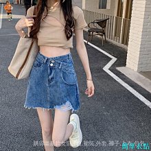 牛仔短褲裙女夏季2024新款高腰寬鬆休閒闊腿a字褲包臀假兩件裙褲 歷史價格詳細信息