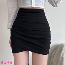 不規則裙 不規則褶皺半身裙 女春夏2021新款高腰顯瘦包臀裙 時尚中長款一步裙短裙 歷史價格詳細信息