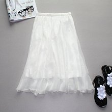 全新100%蠶絲真絲飛舞飄逸藍色白色長裙--內裡也是真絲---尺寸如圖---運費可合併 歷史價格詳細信息