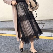 黑色網紗裙蛋糕裙半身裙女夏季2024新款裙子白色紗裙長裙半裙秋冬 歷史價格詳細信息