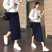 Bellee 正韓  直條紋腰鬆緊波浪長裙  (2色) 【0820-13】 歷史價格詳細信息