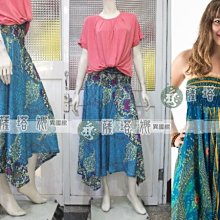 @_薩谷娜 : 請先問_獨家泰製_多款_v切陶領彩線刺繡後鬆緊荷葉邊削肩長洋裝 歷史價格詳細信息