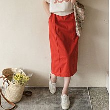 Forever Kids 正韓 推薦!斜邊不規則下擺 抽繩有口袋窄裙 長裙棉【S34201】韓國代購 歷史價格詳細信息