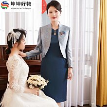 媽媽裝 婚宴裝 婚禮 冬季中式禮服( 另贈米白外套+22.5鞋) 歷史價格詳細信息