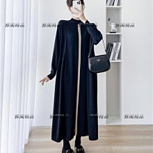 黑色針織連衣裙女寬松庶肚打底裙秋冬大碼內搭毛衣裙過膝長裙子超長裙-雅閣精品 價格比較,價格查詢,歷史價格詳細信息