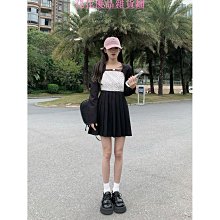 下殺 減齡海軍領雪紡連衣裙2022年法式小眾設計大碼胖妹妹mm顯瘦度假風 歷史價格詳細信息