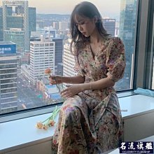 【精品洋裝】她說Shesaid egg法式初戀過膝裙 小眾桔梗短袖連衣裙子超仙女森系甜美 歷史價格詳細信息