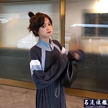 Sandro Moscoloni法式蕾絲氣質長袖連身裙女秋裝顯瘦針織打底長裙-名流 歷史價格詳細信息