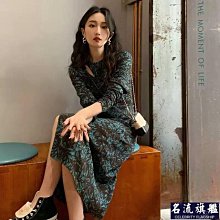 MAJE KARA 秋季長袖連衣裙2021新款韓版時尚氣質收腰女神范中長裙超夯 精品 歷史價格詳細信息