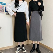 不規則開叉高腰半身裙女裝夏季新款顯瘦中長款包殿A字長裙子 歷史價格詳細信息