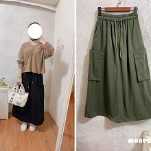 簡約工裝裙 夏季休閒半身裙 韓版長裙 2024夏季新款裙子 開叉裙子 高腰裙子 顯瘦裙子 口袋長裙 中長款工裝長裙 歷史價格詳細信息