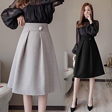 修身--簡約優雅復古銅色排釦設計U領長袖上衣(黑.咖.卡其XL-4L)-X570眼圈熊中大尺碼 歷史價格詳細信息