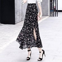 碎花半身裙女夏春印花雪紡小雛菊a字長裙高腰垂感bm風中長款裙子 歷史價格詳細信息