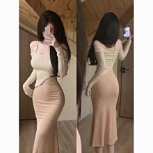 性感 後媽裙 吊帶包臀裙 連衣裙 不規則罩衫 兩件套 氣質名媛風穿搭 價格比較,價格查詢,歷史價格詳細信息