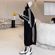 條紋衛衣拉鏈開衫連帽女學生外套2024春秋冬新款 歷史價格詳細信息