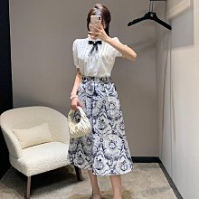 高腰顯瘦印花半身裙女裝春季新款中長款a字裙子Y 歷史價格詳細信息