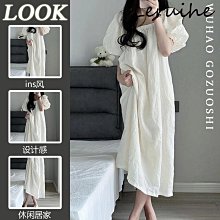 夏季女裝連身洋裝裙子大碼夏天大尺碼連身裙韓版長裙女2023新款時尚休閒連衣裙短袖a字裙假兩件拼接洋裝 歷史價格詳細信息