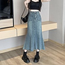 2024春季新款高腰復古排扣須邊小腳彈力破洞牛仔褲女長褲 歷史價格詳細信息