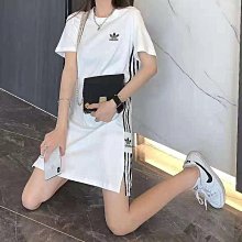 ADIDAS 女 長袖T恤 SWEATSHIRT 短版 刺繡 大學T 三葉草 拼接 - H43923/H43924 歷史價格詳細信息