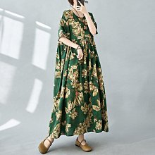 波西米亞長裙夏季田園風飄逸仙女沙灘裙套頭短袖外貿連衣裙女 歷史價格詳細信息