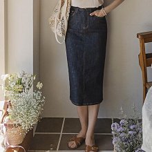 Bellee 正韓  直條紋腰鬆緊波浪長裙  (2色) 【0820-13】 歷史價格詳細信息