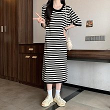 條紋長T  韓系寬鬆落肩拼接色領口圓領t恤 長袖T【TJT9420】現貨+預購 歷史價格詳細信息