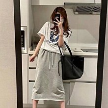 fish&fish☆韓版☆皺皺鬆緊帶長裙 百搭 長裙 氣質款 皺皺長裙 歷史價格詳細信息