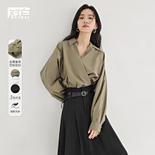 對白輕國風原創印花長袖襯衫女2024秋季新款氣質優雅獨特漂亮上衣 歷史價格詳細信息
