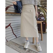 Bellee 正韓  直條紋腰鬆緊波浪長裙  (2色) 【0820-13】 歷史價格詳細信息