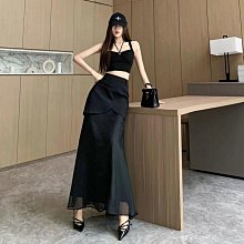 2024春夏新款設計感後袋撞色高端萊賽爾涼感翡翠綠闊腿牛仔拖地褲 歷史價格詳細信息