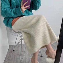 fish&fish☆韓版☆皺皺鬆緊帶長裙 百搭 長裙 氣質款 皺皺長裙 歷史價格詳細信息