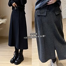 秋冬新款 立裁顯瘦高品高密布料真心好加厚羊毛裙 長裙 [Classique*真經典] 101802 歷史價格詳細信息