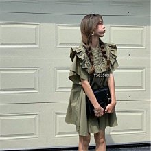 【熱賣精選】大碼女裝2022夏季韓版甜美寬松遮肚子爆款白色泡泡袖襯衫連衣裙女 歷史價格詳細信息