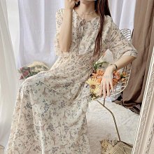 歇茶森系女夏季超仙子2024小眾連衣裙赫本風氣質長裙新款 歷史價格詳細信息