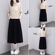 [2021秋季女裝新款](3件免運)韓國東大門同步 韓版時尚寬鬆V領中長款V領顯瘦毛衣 女裝上衣褲子裙子洋裝連身褲裙艾 歷史價格詳細信息