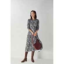 碎花連衣裙2021秋季新款法式復古系帶收腰顯瘦木耳邊立領散擺長裙超夯 精品 歷史價格詳細信息