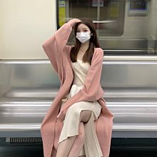 女裝 秋冬新款溫柔風純色簡約女士針織開衫小眾寬松上衣毛衣外套 歷史價格詳細信息