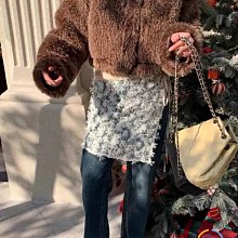 2023秋冬新款遮胯顯瘦梨型身材直筒牛仔褲女大碼胖窄版闊腿長褲 歷史價格詳細信息