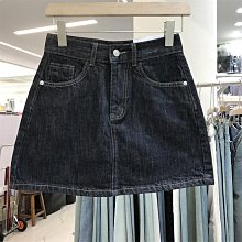 OKOY工裝牛仔裙褲女2024年夏季高腰寬松顯瘦A字防走光牛仔半身裙 歷史價格詳細信息