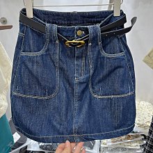 防走光牛仔裙半身裙女夏季梨形身材大碼顯瘦高腰深藍色a字短裙 歷史價格詳細信息