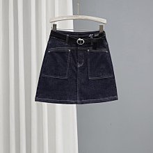 新款 女生口袋短裙 女2024夏季素面莫代爾a字裙韓版 大彈力高腰裙子-拾光美舍 歷史價格詳細信息