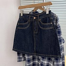 梨形身材設計感可調節牛仔褲女早秋大碼胖mm高腰顯瘦垂感闊腿長褲 歷史價格詳細信息