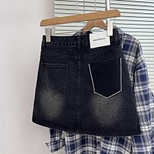 梨形身材設計感可調節牛仔褲女早秋大碼胖mm高腰顯瘦垂感闊腿長褲 歷史價格詳細信息