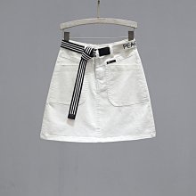 牛仔短裙高腰百搭a字半身裙夏季冰絲涼爽POLO領上衣女-伽美服飾 歷史價格詳細信息