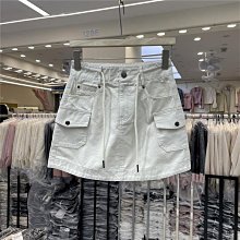 防走光高腰牛仔短裙顯瘦a字短裙工裝半身裙女大口袋半身裙牛仔半身裙【B0615】 年夏季半身褲裙包臀A字短裙新款洋 歷史價格詳細信息