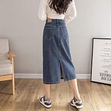 高腰開叉牛仔半身裙女小個子夏季2024復古刺繡包臀裙中長款a字裙 歷史價格詳細信息
