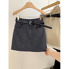 灰色半身裙女夏季薄款2024新款百褶裙高腰小個子a字短裙學生裙子 歷史價格詳細信息